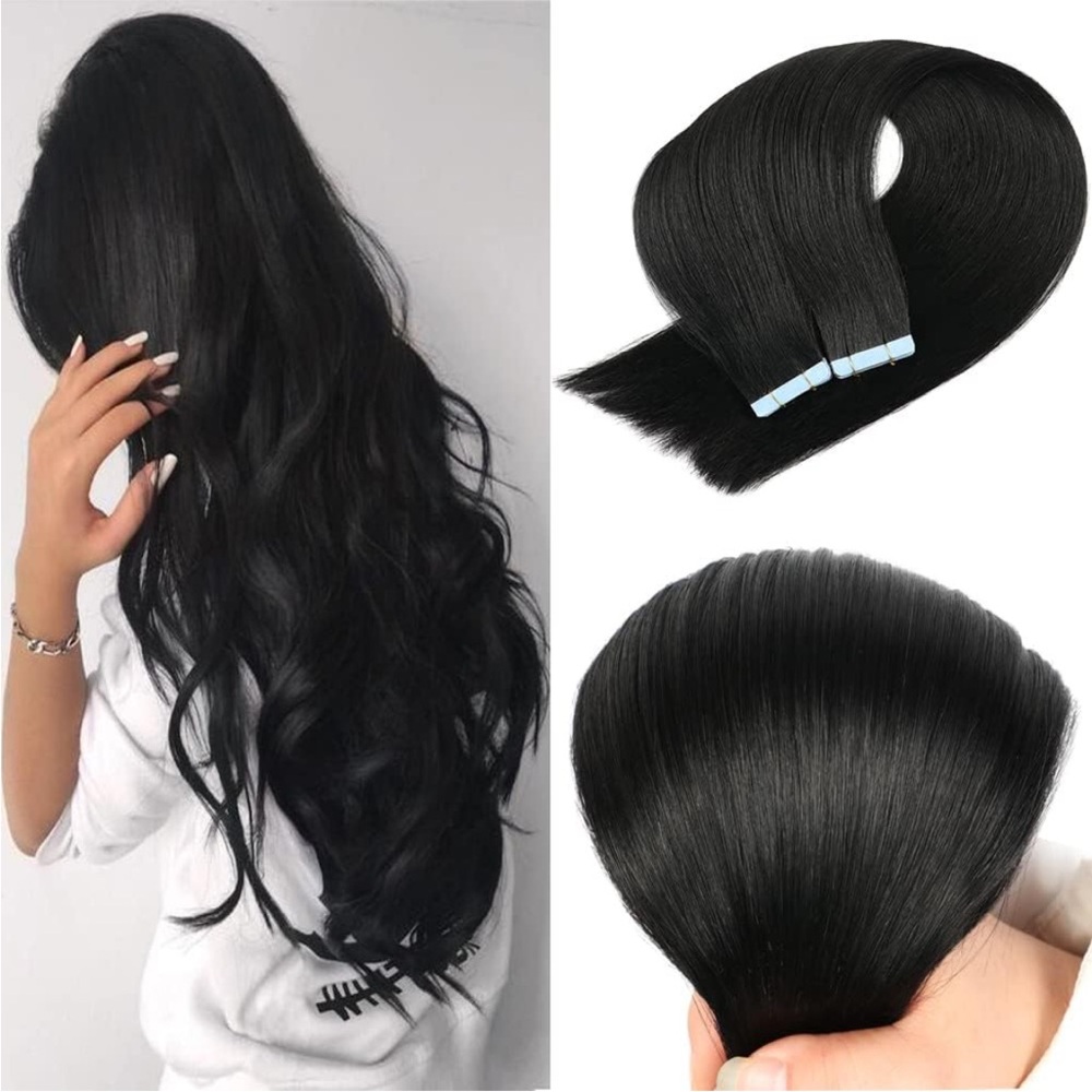 Tape in Hair Extensions Human Hair Straight Hair